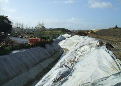 Photograph of temporary steam diversion.